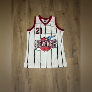 Revenge Embroidered ‘White’ Jersey